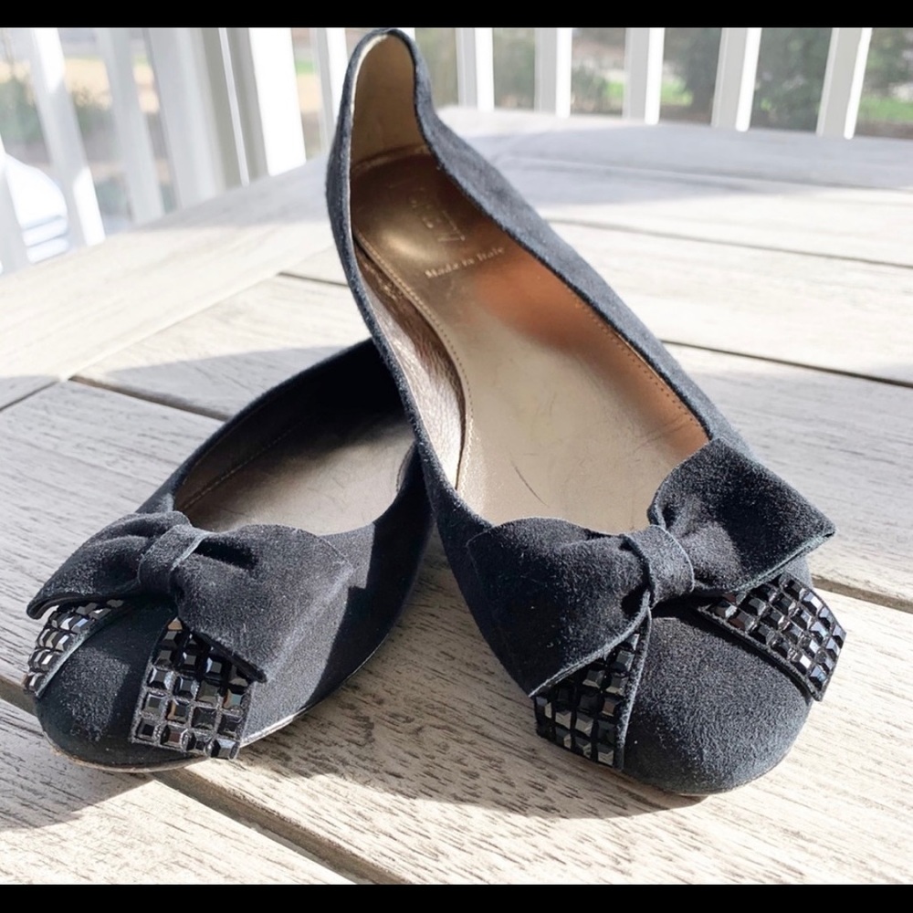 J Crew Black Flats